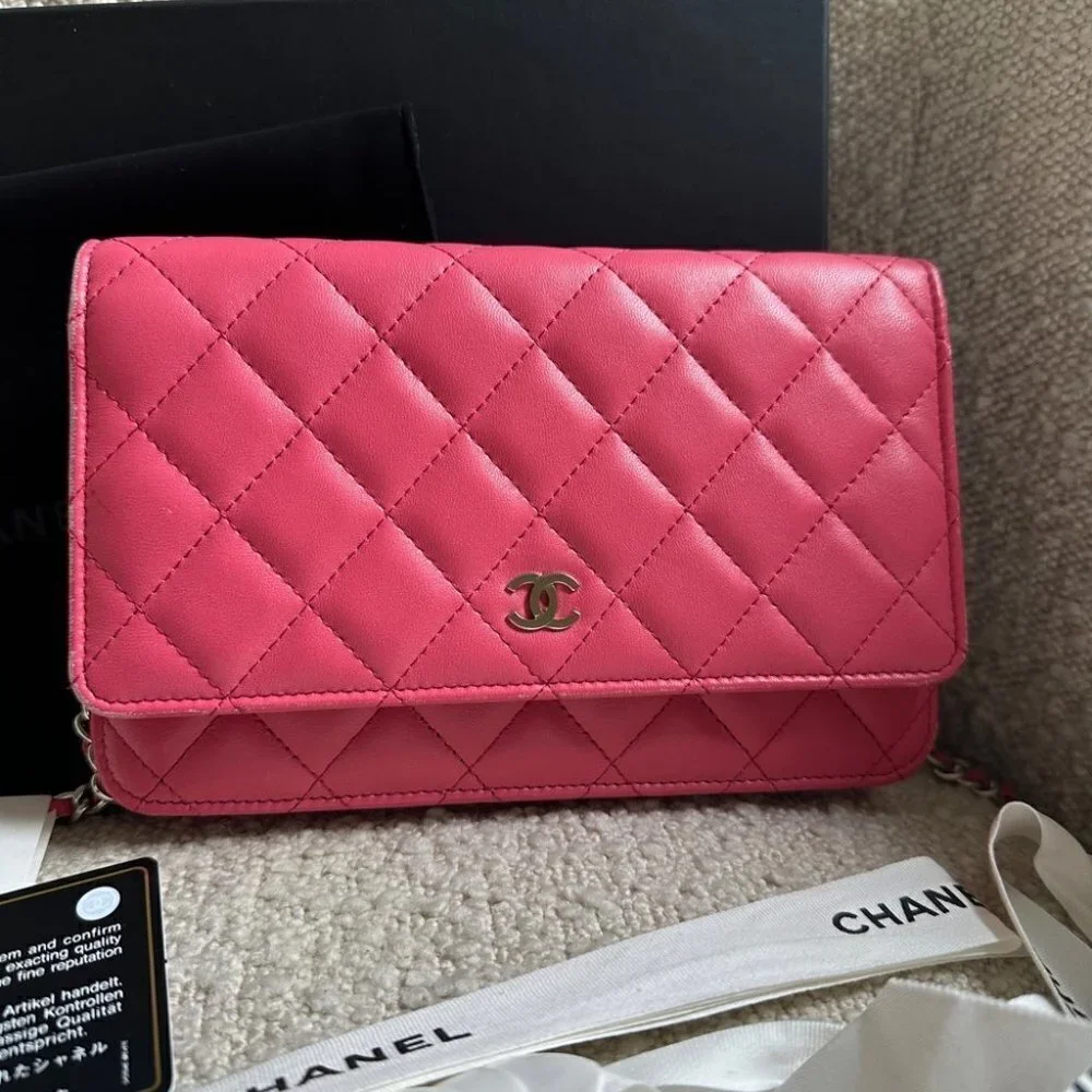 Chanel Barbie Pink Wallet on Chain WOC - Picture 14 of 14